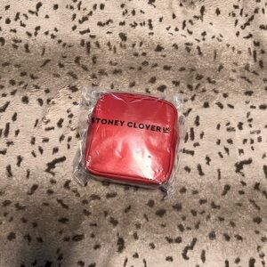 Stoney clover lane mini maroon pouch NWT